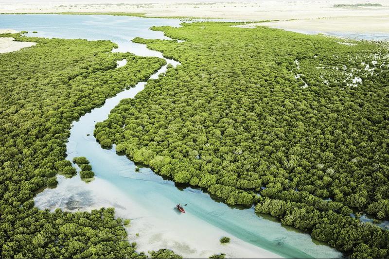 Kajaking a pláž Fuwairit